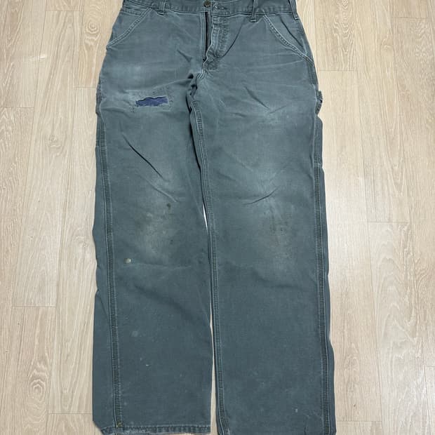 칼하트 모스그린 싱글니 34/32