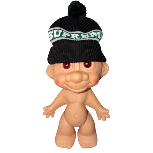 슈프림 빅 스트라이프 비니