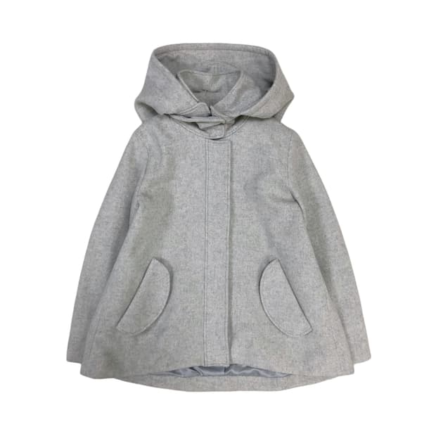 ef-de 라이트 그레이 후드 코트