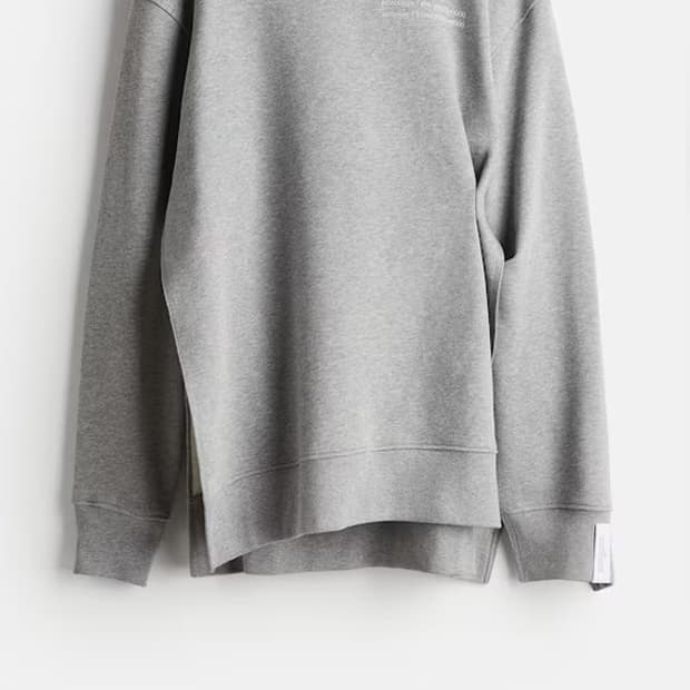 Rokh H&M 셔링 디테일 오버사이즈 스웨트 맨투맨
