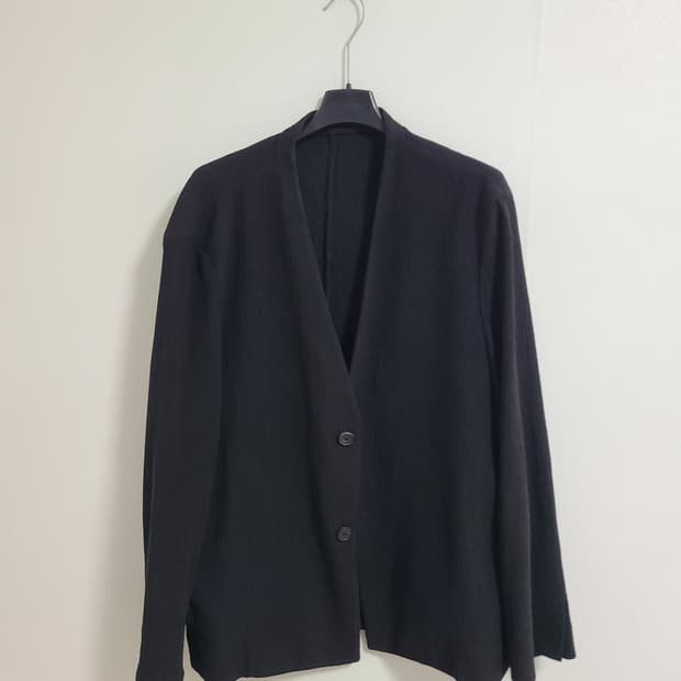 (48)솔리드옴므 시어서커 카라리스 자켓