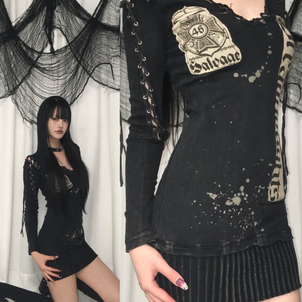 salvage Hooded long sleeves