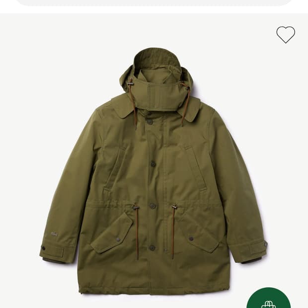 라코스테 남성 105 야상형 사파리 방수자켓 BH1986-20C