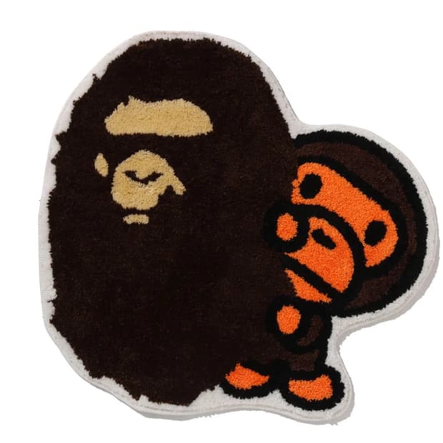 [베이프일본공홈] 베이프 에이프 헤드&베이비 마일로 러그 매트