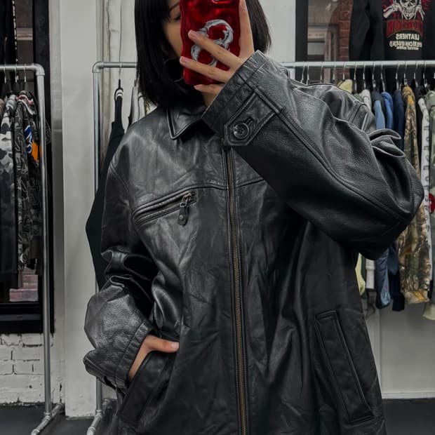 VTG 제뉴인 레더 레더자켓