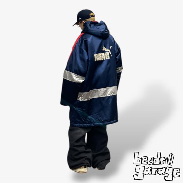 90s 푸마 일본판 벤치코트