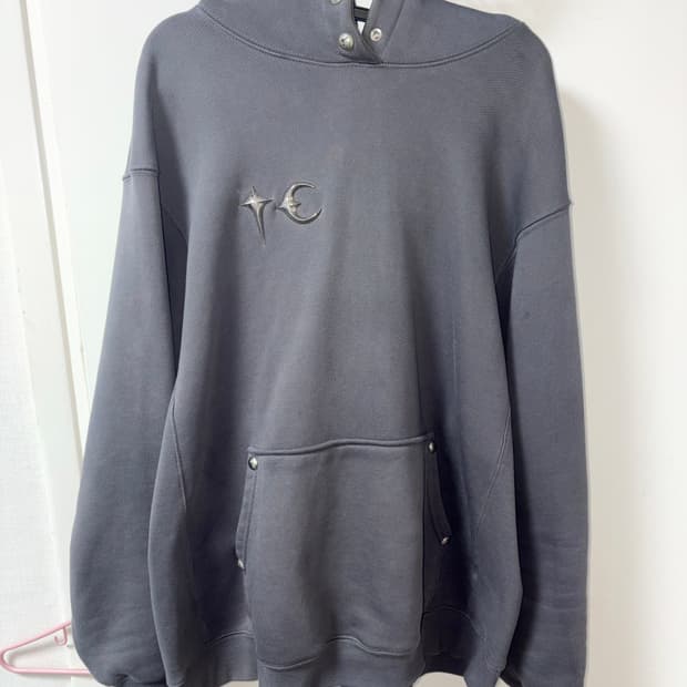 THUG CLUB 떠그클럽 아머 후디 그레이 Size 3