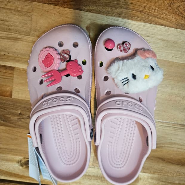 크록스 바야 클로그 슬리퍼 10126 베어리핑크 M7W9(260)