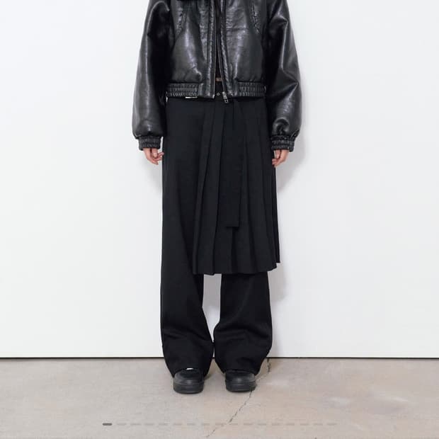 보헤미안서울 HIGH NECK FLIGHT LEATHER JACKET