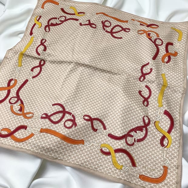 [정품] Celine 셀린느 벨트 빈티지 쁘띠스카프 손수건