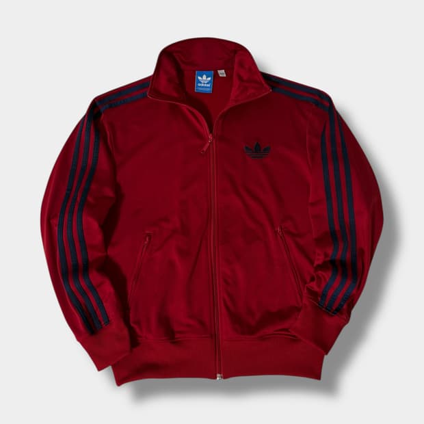 아디다스 루즈핏 다크 레드 구 파이어버드 트랙 져지