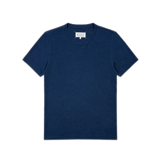 마르지엘라 Line 10 T-shirt - Mid Navy  XL
