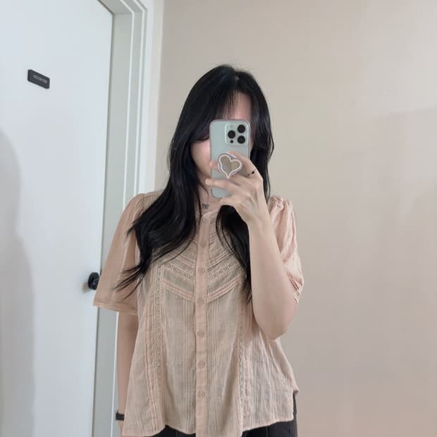 써스데이아일랜드 반팔 블라우스 S