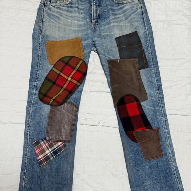 준야 와타나베x리바이스 패치 워크