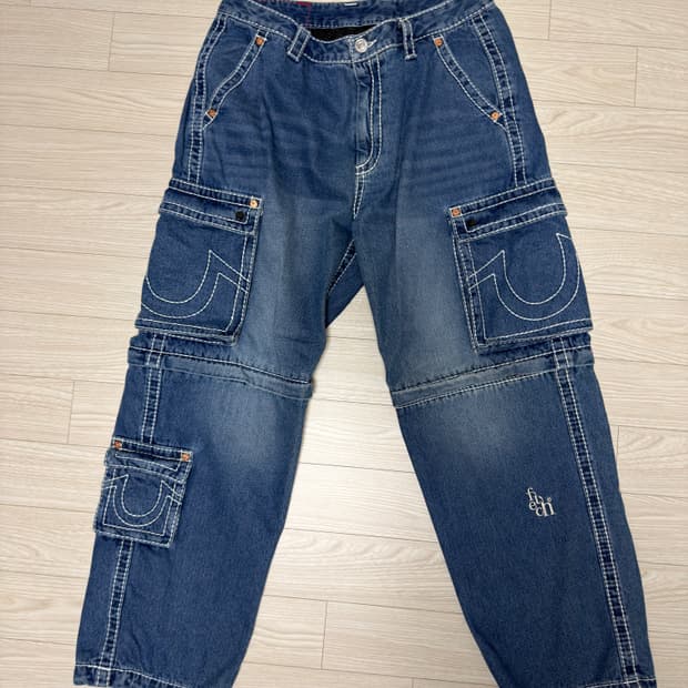 트루릴리전 x 패치 팬츠