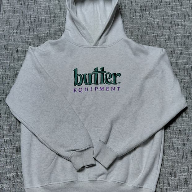 Butter Equipment 기모 후드티 L