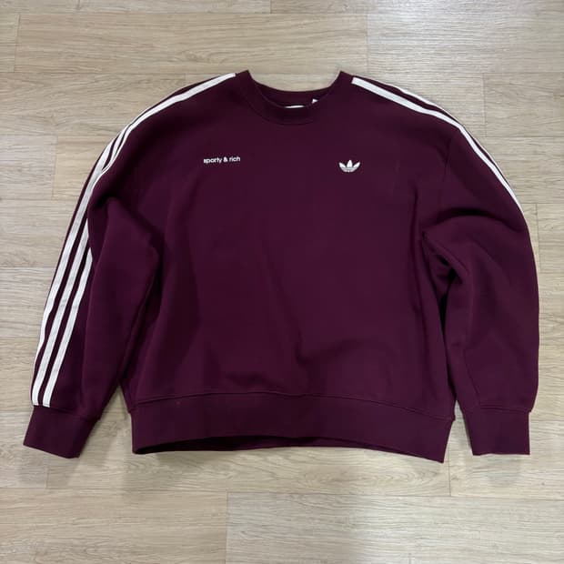 아디다스 x Sporty & Rich 스웨트셔츠 M사이즈