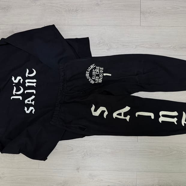 세인트미카엘 잇츠 세인트 스웨트 상하의 셋업 상의XXL 하의L