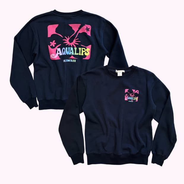 hawaiian hibiscus sweatshirt