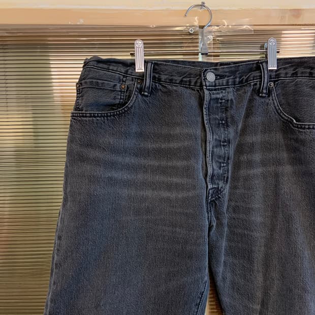 90s-00s 리바이스 501 흑청 36x32