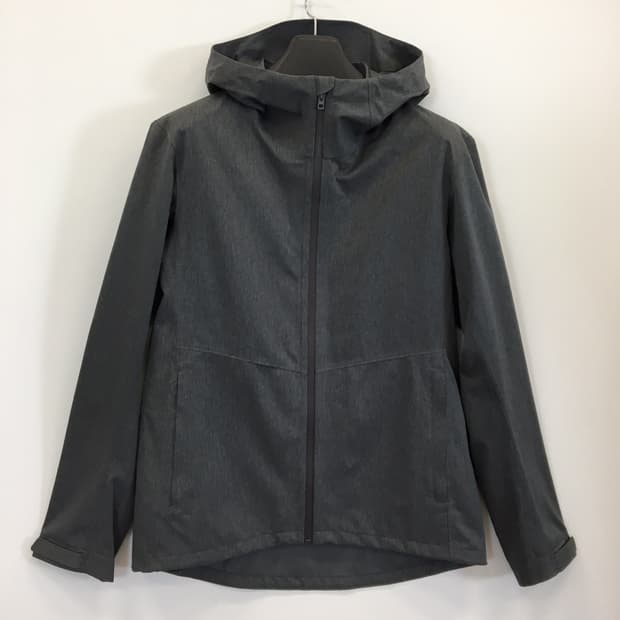 유니클로 블록테크 파카 L 그레이 