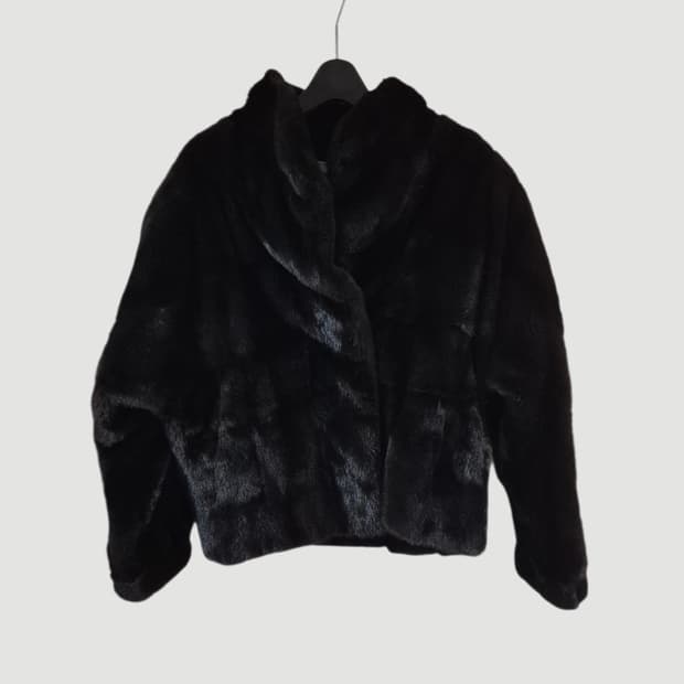 [55~66]밍크 모피 크롭 숏자켓