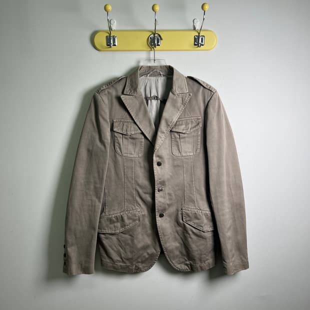 Diesel 디젤 밀리터리 코튼 블레이저 자켓 M