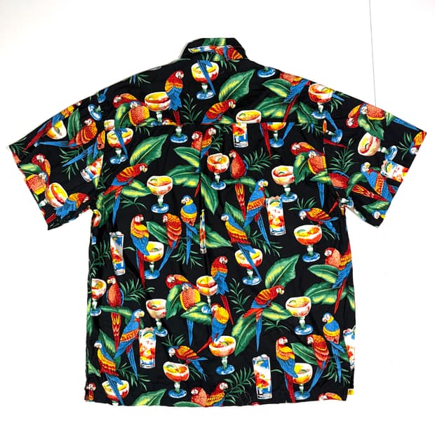 HIGH SEAS 트로피칼 하와이안셔츠 M
