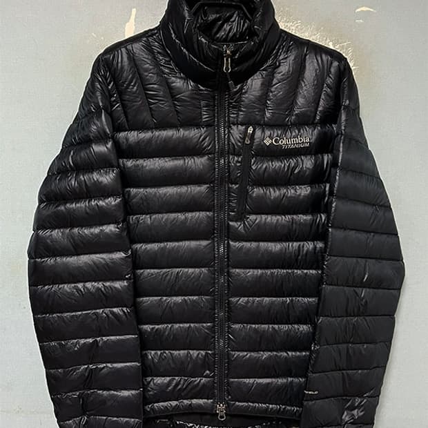 컬럼비아 남자 경량패딩점퍼 구스 블랙 95-100