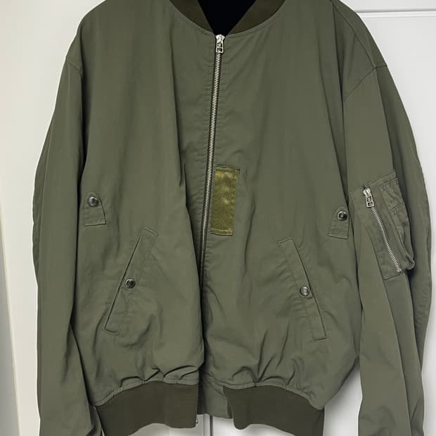 이얼즈어고 리버시블 ma-1 마원 카키/네이비