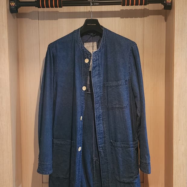 (새상품)자라 데님 롱자켓 XL