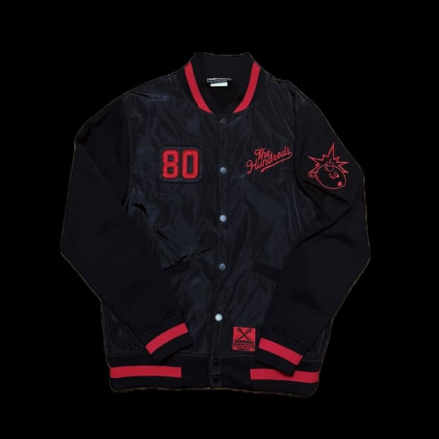 [The Hundreds] 바시티자켓 L(기모)