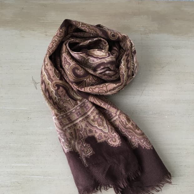 ornament pattern scarf