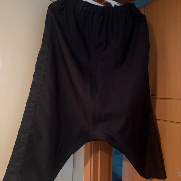 Comme des garcons black 사루에루팬츠 xs