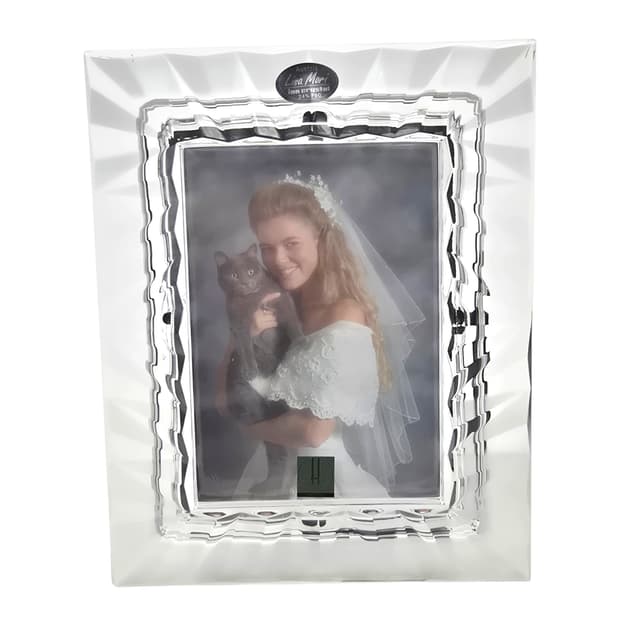 90s 호야 오스트리아 리드 크리스탈 물결 액자