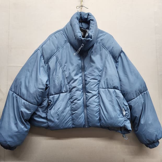 자라 하이넥 숏 스트링 패딩 S(XL)