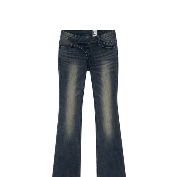 카시코 로우라이즈 부츠컷 데님팬츠