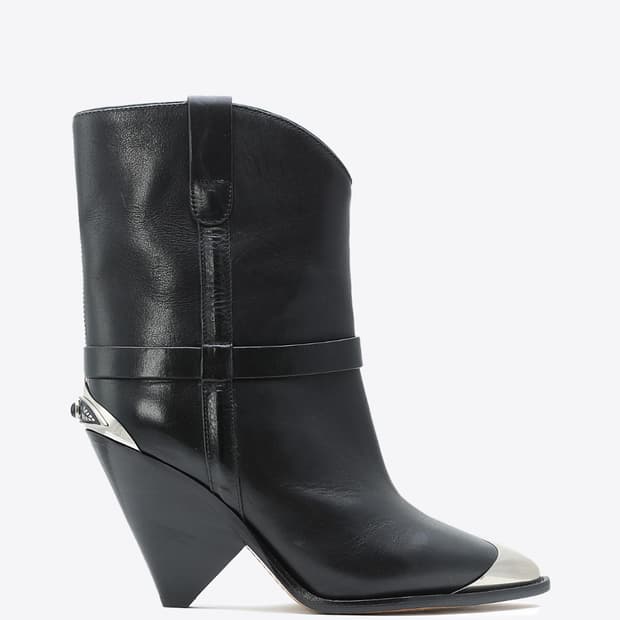 이자벨마랑 lamsy heel 웨스턴 부츠 38