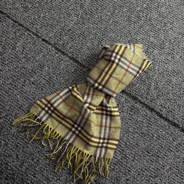 버버리 캐시미어 노바 체크 머플러 3073