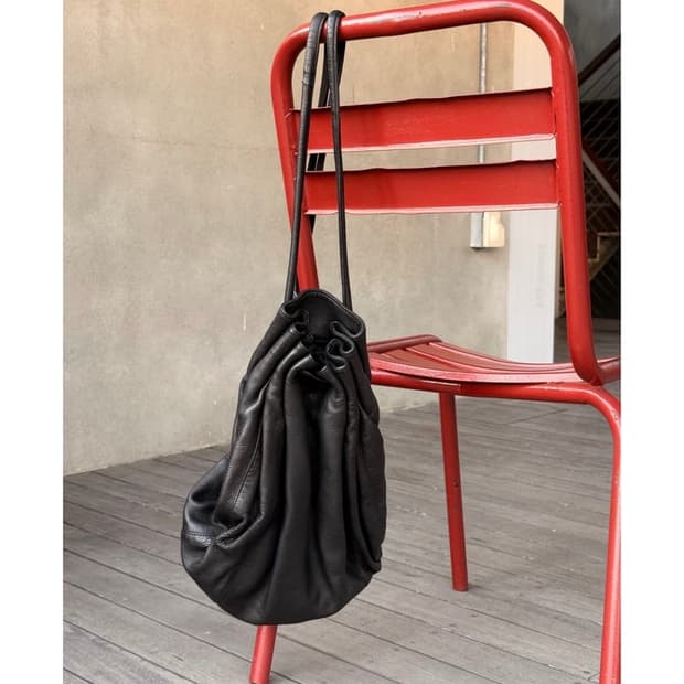 Jil Sander Leather Bucket Bag