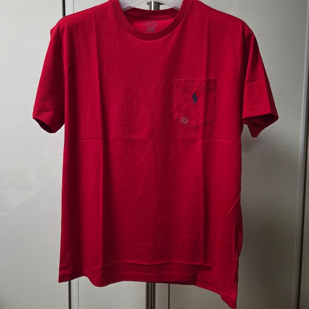 폴로 랄프로렌 클래식핏 반팔티 레드