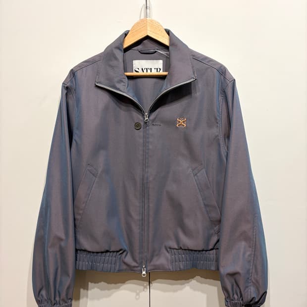 세터 레체 투톤 글리터 퍼플 오렌지 집업 자켓