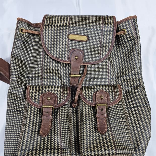 폴로글렌체크백팩