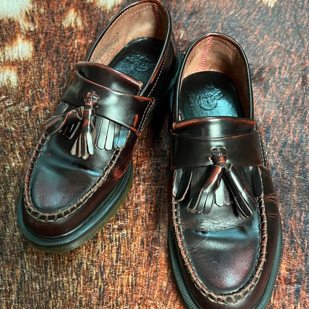 닥터마틴 아드리안 버건디 테슬 로퍼 UK3 (230)