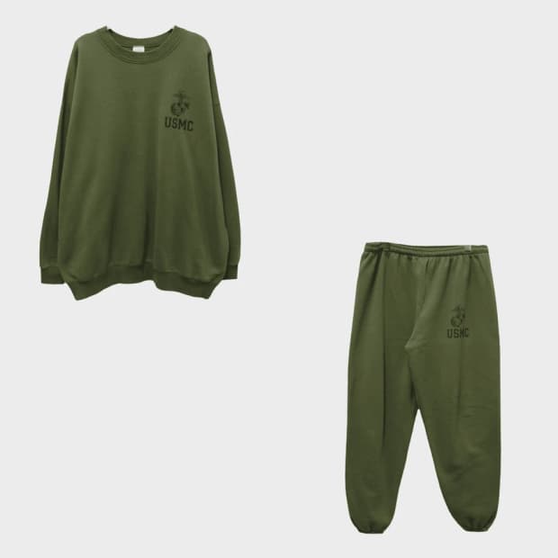 00'S USMC PT 스웻셔츠 셋업 63445 