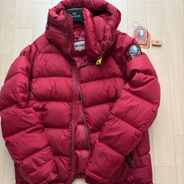 [L] 파라점퍼스 노튼 노턴 패딩 레드