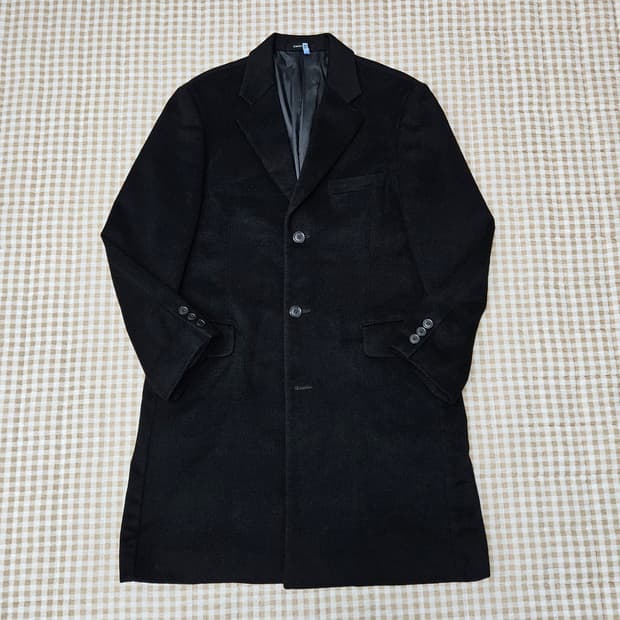 멋진 울100 롱 코트 자켓 남자100