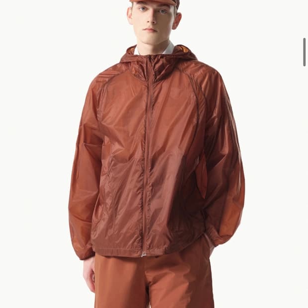 (새상품)무신사 스탠다드[시티 레저]에어웨이트 시어 윈드브레이커 재킷