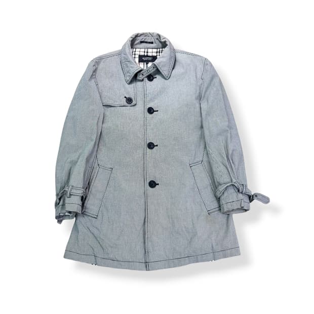 W 95 버버리 90s 블랙라벨 일본판 싱글코트