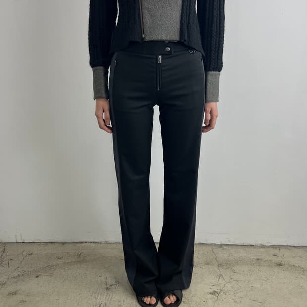 디젤 사이드 라인 플레어핏 울 트라우저